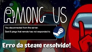 AMONG US COMO RESOLVER ERRO DA STEAM  Steam not instaled 100 FUNCIONAL [upl. by Lahcim]