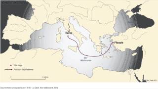 Le parcours des Phocéens de lAsie mineure à Marseille en passant par Rome VIe siècle avant JC [upl. by Karry]