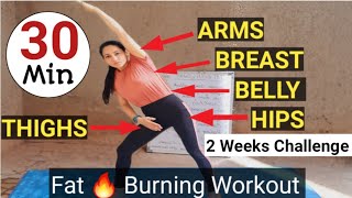 30 Minute 2 Weeks Fat Burning Home Workout Challenge by Gatello  No Equipment gatelloworkout [upl. by Vizzone31]