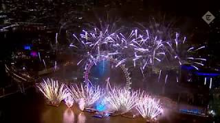 London welcomes 2019 with spectacular fireworks display [upl. by Irpak88]