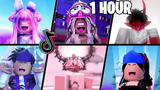 Roblox Tiktok Edits Compilation 1 HOUR 320 video [upl. by Delmer]