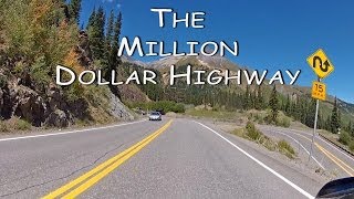 Colorado Motorcycle Trip The Million Dollar Highway Silverton to Ouray [upl. by Ahders]