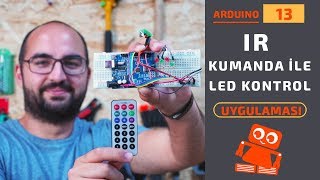 Arduino IR Kumanda ile LED Kontrolü [upl. by Hanny]