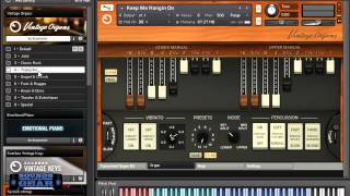 Native Instruments Vintage Organs review  SoundsAndGear [upl. by Sudnac]