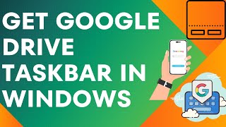 How to add Google Drive to your windows Taskbar  How to put Google Drive on Taskbar [upl. by Kobylak46]