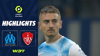 OLYMPIQUE DE MARSEILLE  STADE BRESTOIS 29 1  2  Highlights  OM  SB29  20222023 [upl. by Ashbey]