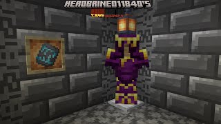 New Armor Trim and Grimslate Building Blocks  Herobrine011840s Cave Biomes 150 Indev [upl. by Jentoft285]