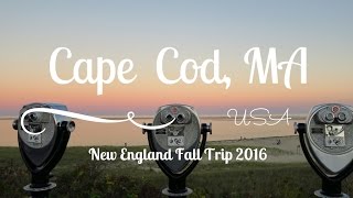 New England Fall 2016  Cape Cod and Provincetown MA ♡ Travel with Steffi [upl. by Luce]