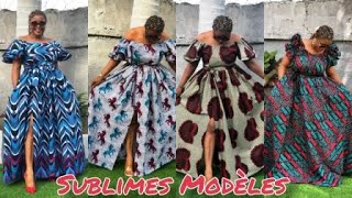 ROBE AFRICAINE EN WAX  MODELE DE ROBE AFRICAINE EN WAX 2024 [upl. by Aneehsal]