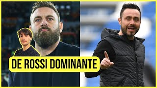 Come la Roma di De Rossi HA DOMINATO il Brighton di De Zerbi  Con Lavagna Tattica [upl. by Ailahtan]