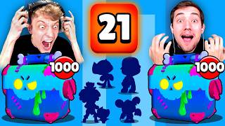 1000x TODES BOX OPENING BATTLE 😱 117x NEUER BRAWLER  SKINS 😱 Brawl Stars deutsch [upl. by Hudnut]