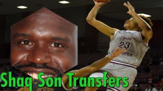 Shaquille O Neal Son Transferring from Texas Southern Stop Giving Stars Out [upl. by Lester]