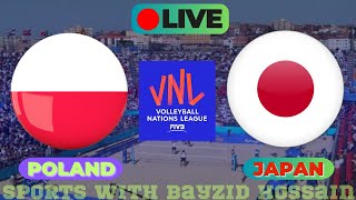 Na żywo Japonia v Polska  Siatkarska Liga Narodów FIVB  Półfinały [upl. by Nevah]