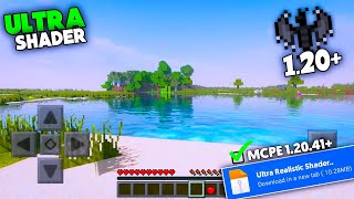 Best Ultra Realistic Shader For Minecraft Pe 12050  Best Shader for MCPE 120 [upl. by Leizar]