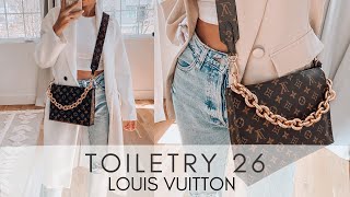 Converting the LV Toiletry Pouch into a crossbody bag TUTORIAL [upl. by Panaggio]