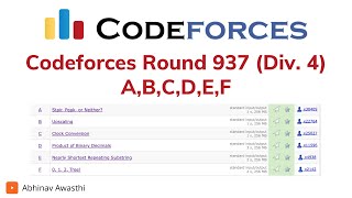 AF Codeforces Round 937 Div 4 Solutions  0 1 2 Tree  E Nearly Shortest Repeating Substring [upl. by Bergh668]