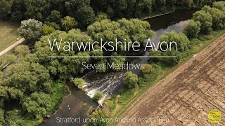 Warwickshire Avon  Seven Meadows By Drone  StratforduponAvon Angling Assn  ADDAC  Shipston AC [upl. by Dlonyer]