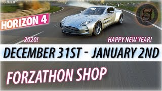 December 31ST  January 2ND Forzathon Shop Overview Forza Horizon 4 January Forzathon Shop Cars FH4 [upl. by Winwaloe]