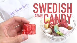 SOCKERBIT SWEDISH CANDY BOWL ASMR EATING SOUNDS [upl. by Aenej]