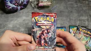 Morgenschwinge Necrozma Tin Box Live Openinggerman Pokemon TCG [upl. by Cochran]