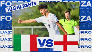 Highlights ItaliaInghilterra 42  Under 15 27 aprile 2022 [upl. by Aisekal]