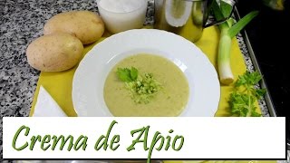 Crema de Apio Las Recetas del Hortelano [upl. by Lanta692]