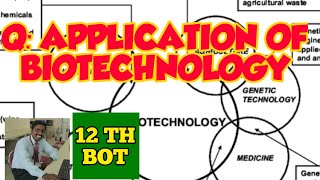 Q APPLICATIONS OF BIOTECHNOLOGY  TAMIL EXPLANATION [upl. by Silverstein452]