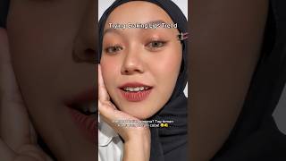 Tag temen kamu yang berani coba trend ini 😜🫵🏼 somethinc lipstickhack checkmatte [upl. by Analaf]