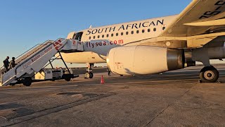 South African Airways SAA  Windhoek to Johannesburg  Vlog [upl. by Huba]