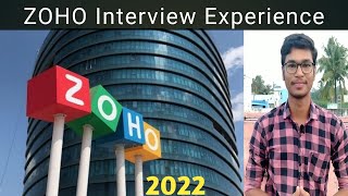 Zoho Interview Experience 2022  Tamil  Aravind [upl. by Bobbee546]