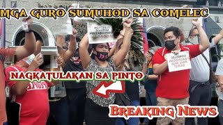 Breaking News  Mga Guro sumugod sa Comelec  Election Honorarium Itaas  BLACK MPH [upl. by Euf551]