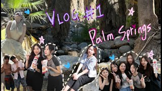 Vlog1🤍 Palm Springs 四天三夜住超高級Airbnb  一個晚上竟然只要 好划算😍 [upl. by Billen]