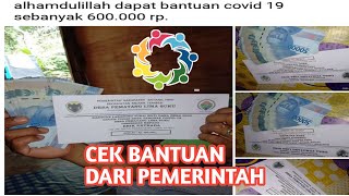 Cara cek bantuan sosial dari pemerintah lewat aplikasi  Bansos 2020 [upl. by Thanos]