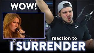 Celine Dion Reaction I Surrender LIVE in Las Vegas  Dereck Reacts [upl. by Obola]