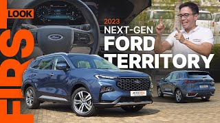 2023 NextGeneration Ford Territory First Impressions [upl. by Aleekahs]