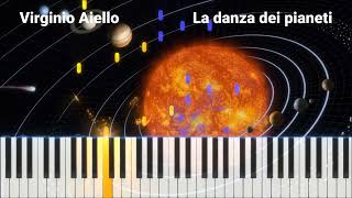 Virginio Aiello  La danza dei pianeti  Piano Tutorial SeeMusic [upl. by Ecniuq]