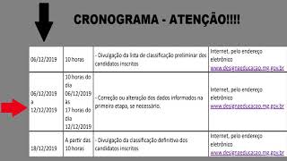 RESULTADO PRELIMINAR DESIGNAÇÃO 2020 [upl. by Placido]