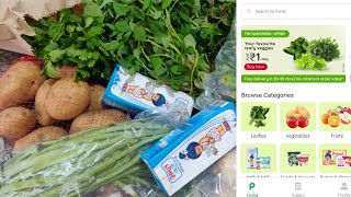 Pickily shopping review Get fresh fruits amp vegetables online Pickily shopping app Colours of life [upl. by Lacy529]