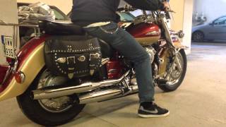 Yamaha Dragstar 650  First startup 2013 [upl. by Ainehta479]