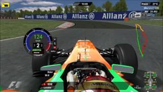 rFactor F1 2011 Canada DRS KERS Montreal Onboard Driver Virtual Eder Belone [upl. by Wylen]