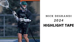 Nick DeGrandi  Goalie  2022 Lacrosse Highlights [upl. by Vivia79]