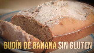 Budín de banana sin gluten sin TACC apto para celíacos [upl. by Anytsirk]