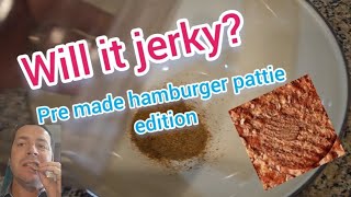 Can you make patties into Jerky [upl. by Tower]