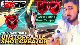 TYCENO UNSTOPPABLE SHOT CREATOR BUILD IN NBA 2K25 BEST BUILD 2K25 [upl. by Harleigh]