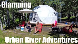 Glamping with Urban River Adventures Alberta [upl. by Anyaj]