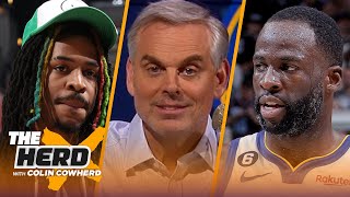 Steve Kerr defends Draymond Greens history Grizzlies better without Ja Morant  NBA  THE HERD [upl. by Hcib]