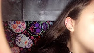 piercing my cartilage with a sewing needle [upl. by Reyna19]