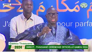 GAMOU 2024  Discours du Ministre de l’Intérieur le Général Jean Baptiste Tine Francais [upl. by Airt]