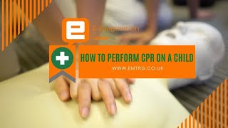 How to Perform CPR on Children [upl. by Leachim]