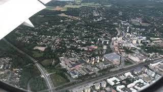 Landing in Helsinki Airport  Vantaa [upl. by Ynettirb]